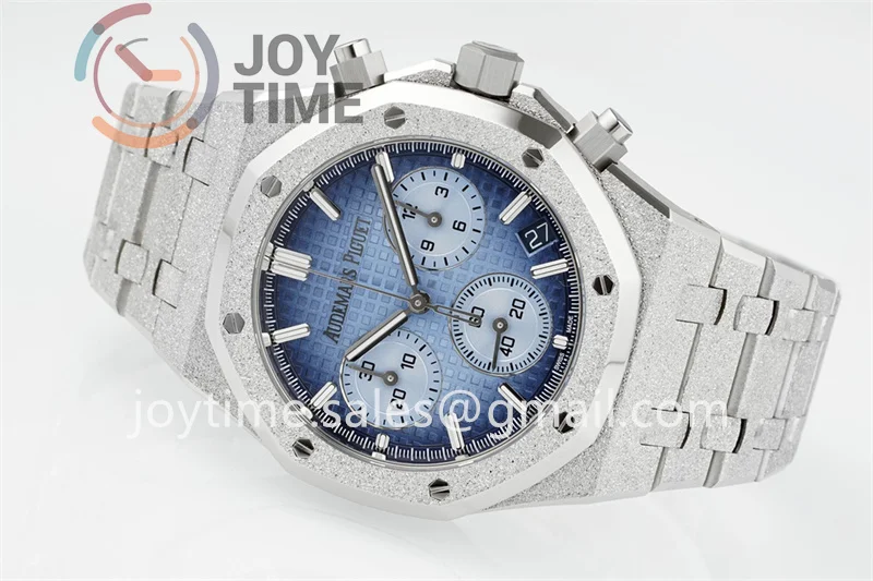 Audemars Piguet Royal Chrono 26240 APS 1:1 Best Edition 41mm Frosted SS Case&Bracelet  Super Clone SA4401 Super Clone