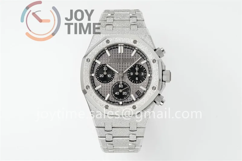 Audemars Piguet Royal Chrono 26240 APS 1:1 Best Edition 41mm Frosted SS Case&Bracelet  Super Clone SA4401 Super Clone