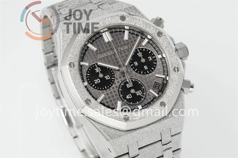 Audemars Piguet Royal Chrono 26240 APS 1:1 Best Edition 41mm Frosted SS Case&Bracelet  Super Clone SA4401 Super Clone