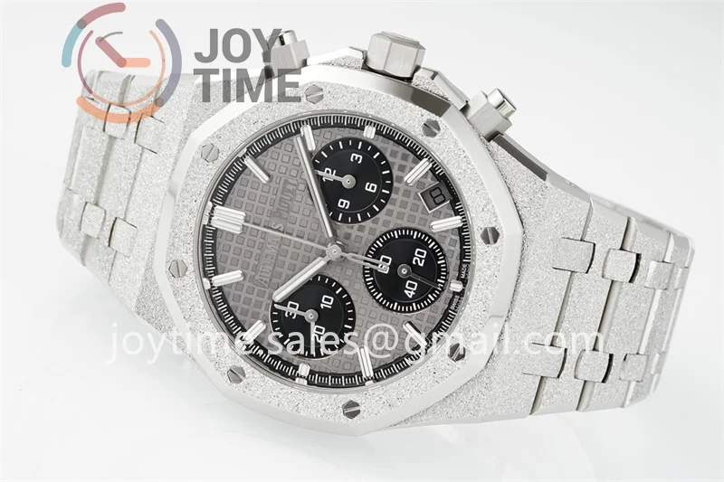 Audemars Piguet Royal Chrono 26240 APS 1:1 Best Edition 41mm Frosted SS Case&Bracelet  Super Clone SA4401 Super Clone