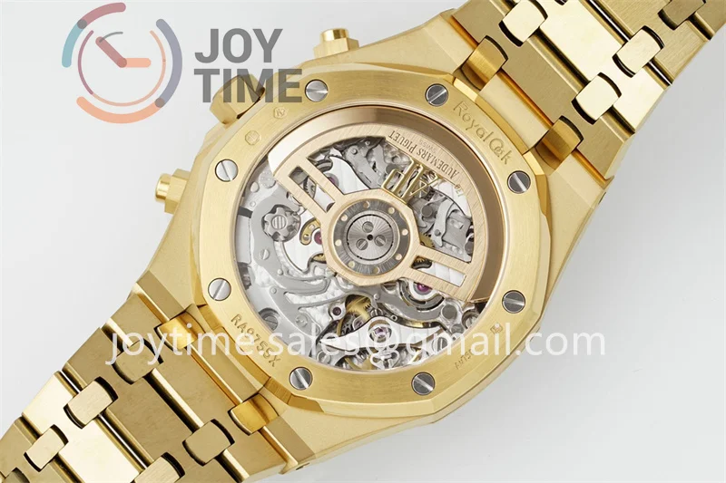 Audemars Piguet Royal Chrono 26240 APS 1:1 Best Edition 41mm Frosted YG Case&Bracelet  Super Clone SA4401 Super Clone
