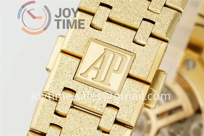 Audemars Piguet Royal Chrono 26240 APS 1:1 Best Edition 41mm Frosted YG Case&Bracelet  Super Clone SA4401 Super Clone