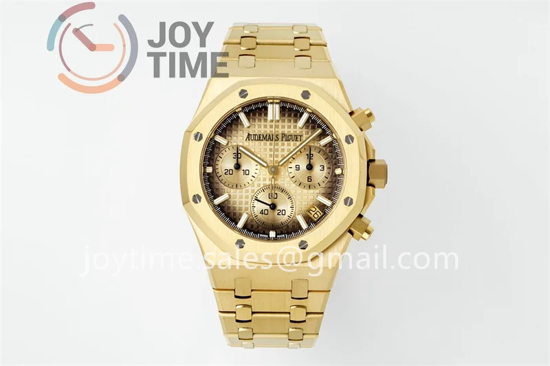 Audemars Piguet Royal Chrono 26240 APS 1:1 Best Edition 41mm YG Case&Bracelet  Super Clone SA4401 Super Clone
