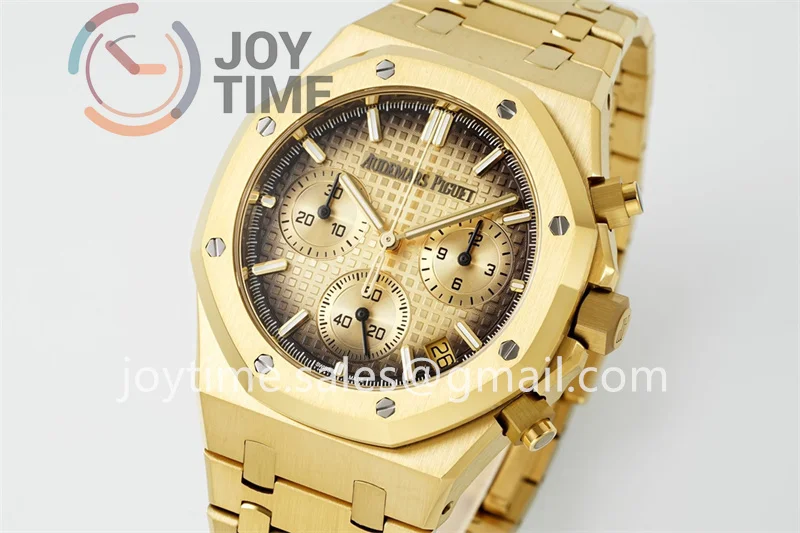 Audemars Piguet Royal Chrono 26240 APS 1:1 Best Edition 41mm YG Case&Bracelet  Super Clone SA4401 Super Clone