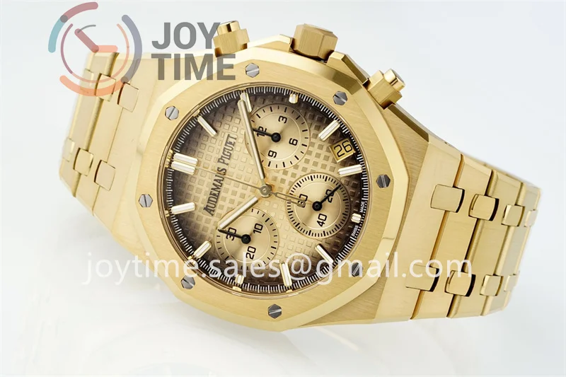 Audemars Piguet Royal Chrono 26240 APS 1:1 Best Edition 41mm YG Case&Bracelet  Super Clone SA4401 Super Clone