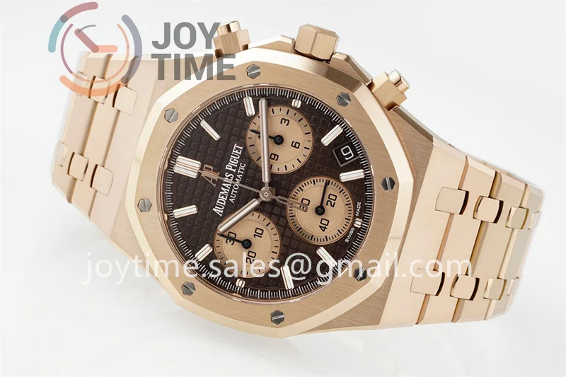 Audemars Piguet Royal Chrono 26240 APS 1:1 Best Edition 41mm RG Case&Bracelet  Super Clone SA4401 Super Clone