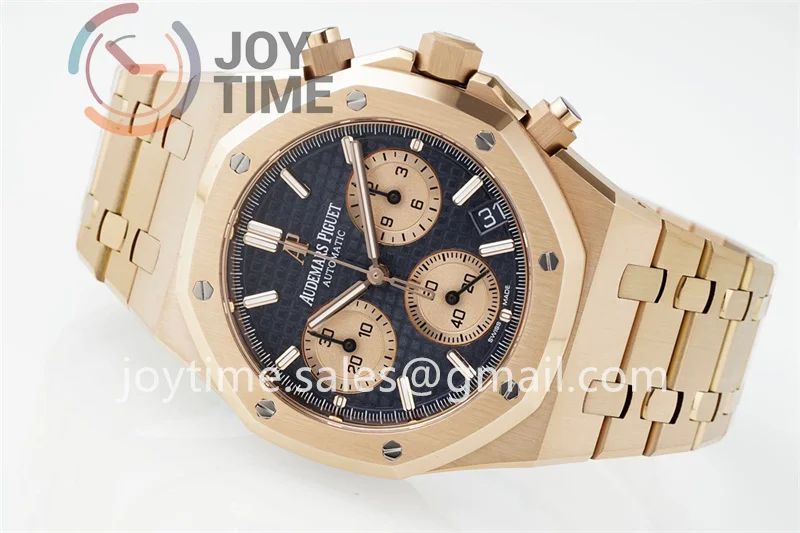 Audemars Piguet Royal Chrono 26240 APS 1:1 Best Edition 41mm RG Case&Bracelet  Super Clone SA4401 Super Clone